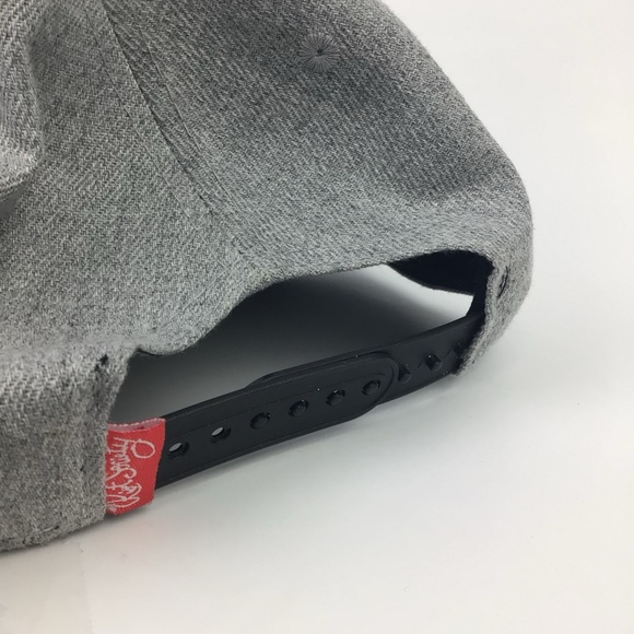 Riot Society Panda drink Bubbles Blue And Grey Adjustable flat bill Hat Cap. - Picture 7 of 8